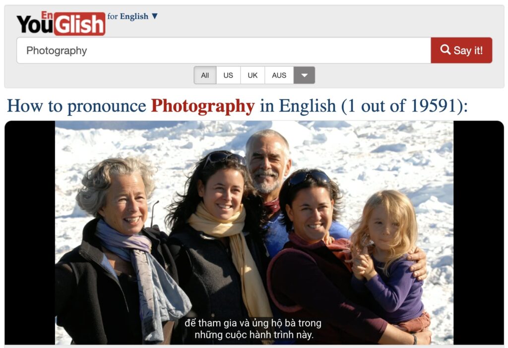 Learn English with video